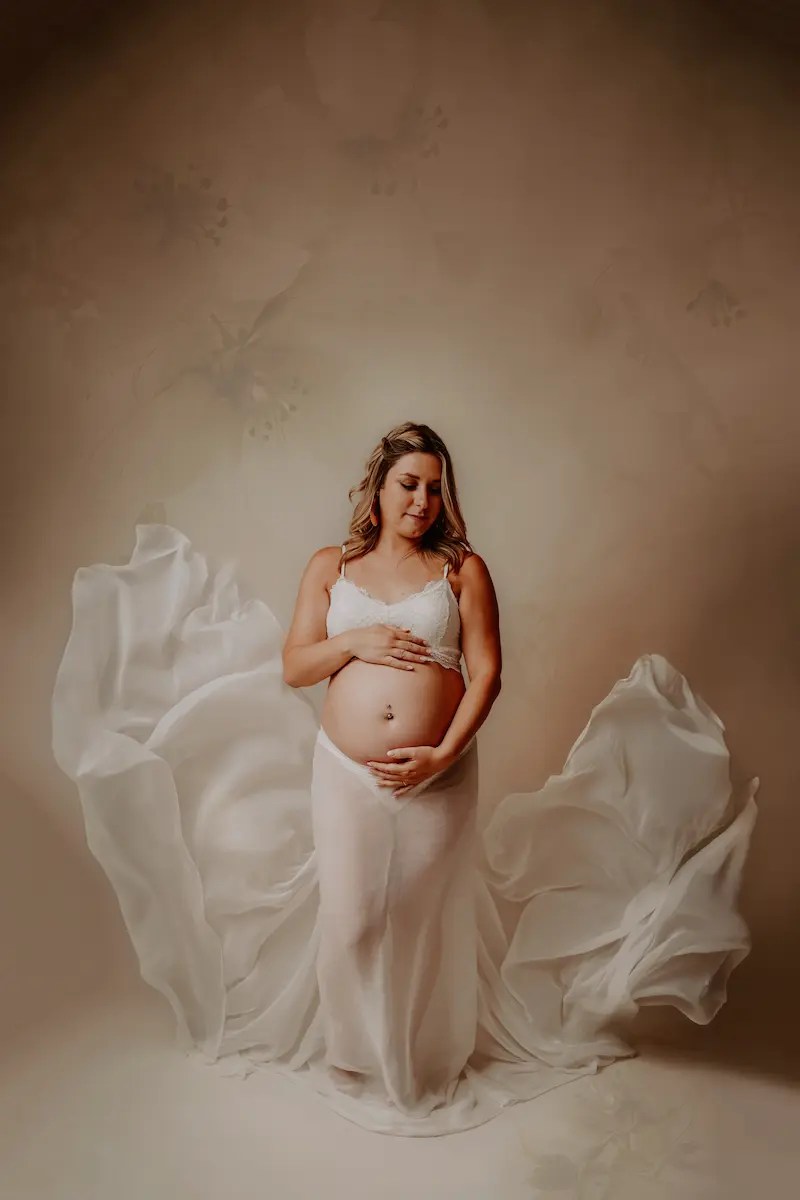 Future maman en robe de maternité – photographe 68